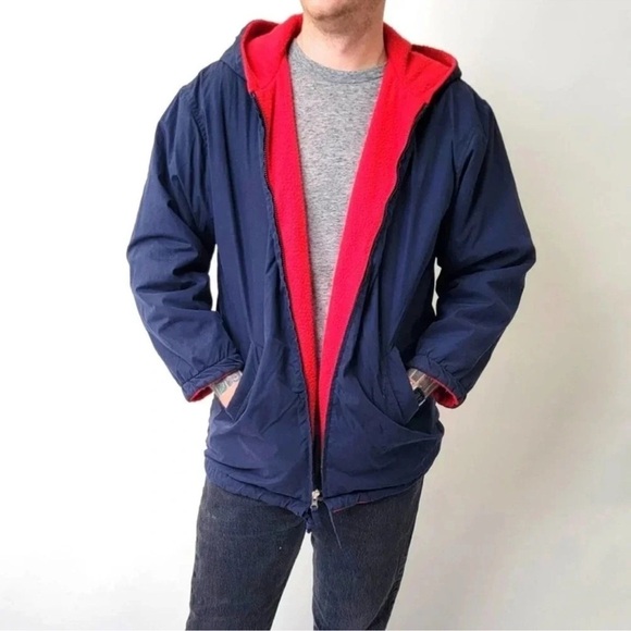 Vintage 90’s Fleece Parka - Picture 1 of 10